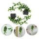 thumbnail image 3 of 2 plantas artificiales colgantes, realistas, para uso en interiores y exteriores, decoración de bonsái falso, 3 of 8
