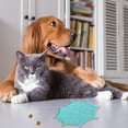 thumbnail image 5 of Licking Mat for Dogs and Cats, Slow Feeder Dog Bowls for Boredom Reducer, Dog Food Mat blue, 5 of 5