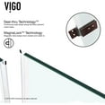thumbnail image 5 of VIGO SoHo 28" Frameless Shower Door, 5/16" Clear Glass/Oil Rubbed Bronze Hardware, 5 of 11