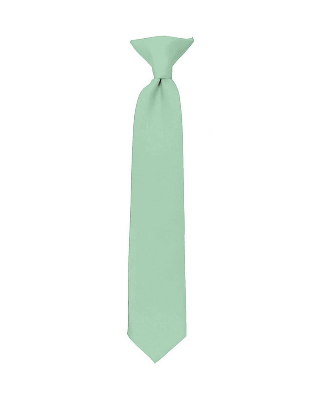Solid Light Sage Green Boys Necktie