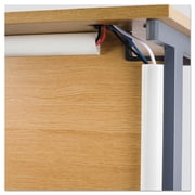 D-line Decorative Mini Cord Cover, 60 X 1.25 X 0.5 Covers, White