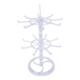 thumbnail image 3 of Soporte Giratorio Para Exhibición De Joyas, Organizador De Joyas Acrílico De 2 Niveles Con Plataforma Giratoria De 360 ​​​​grados Para Collares, Pulseras, Pendientes,, 3 of 7
