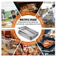 thumbnail image 6 of Table Pans 6 Pack, 20.9x12.8x2.6 Inch Deep Hotel Pans, 13.5 Gallon Stainless Steel Food Containers, Oven Trays for Buffet Catering Commercial Kitchen, 6 of 7