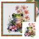 thumbnail image 1 of Kit Punto Cruz Con Flores Y Ranas Hilo Algodón Ecológico 18CT Bordado, 1 of 9