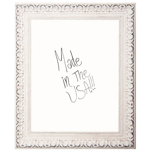 Rayne Mirrors W3924.5-84.5 American Made French Victorian White Whiteboard, 30 x 90 in.