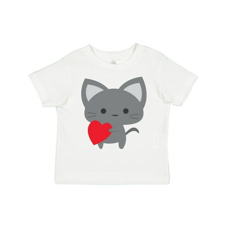 

Inktastic Heart Cat Gift Toddler Boy or Toddler Girl T-Shirt