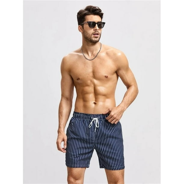 Pantalones cortos de natación para hombre, bañadores con estampado de extremo 3D, secado rápido, ropa de calle para playa, novedad de verano Fivean unisex
