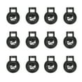 thumbnail image 1 of Uxcell Bloqueadores de Cordón de Plástico, Tope Redondo de Un Solo Agujero, Ajustable, Sujetadores de Cordón Negros, 1 of 6