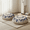 Blue, variant on Laitimia 31'' Large Round Floor Pillow Meditation Cushion, Boho Meditation, Memory Foam Filling, for Yoga or Relaxation, Green