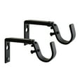 thumbnail image 2 of MERIVILLE Set of 2 Curtain Drapery Rod Bracket for 1-Inch Rod, Adjustable (Pewter), 2 of 5