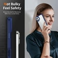 thumbnail image 7 of for iPhone 16 Plus Case Clear, [Wireless Charging][Anti-Yellowing][Military-Grade Protection] Hybrid Clear Back Shockproof Slim Magnetic Phone Case for iPhone 16 Plus,Darkblue, 7 of 7