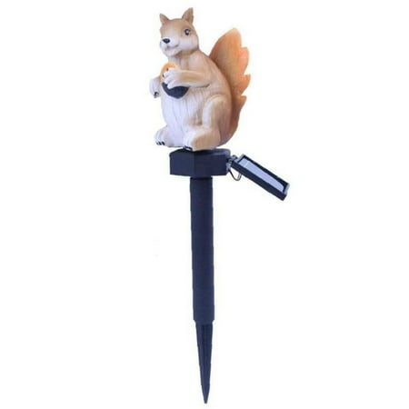 

LED Garden Lights - Solar Night Lights Squirrel Shape Solar-Powered Lawn Lamp - Waterproof Energy Saving