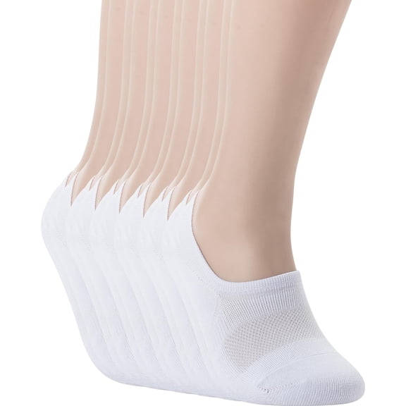 No Show Socks For Men Cotton Cushion Footies Liner M L XL