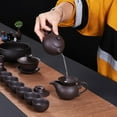 thumbnail image 6 of Clay Teapot 4 Cups Set,Traditional Chinese Small Teapot with Teacup Kung Fu Tea Set (Red), 6 of 6