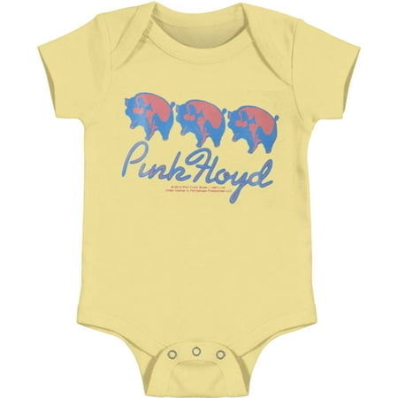Banana 3 Production Case - Pink Floyd Boys' 3 Pigs Creeper Bodysuit Banana