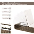 thumbnail image 2 of Gymax Ensemble de 2 Chaises Longues d'Extérieur avec Dossier Réglable, Coussin et Rangement, 2 of 4