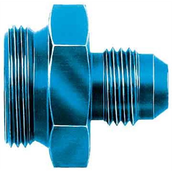Adaptador De Carburador De Aluminio Anodizado Azul Aeroquip Fcm2114