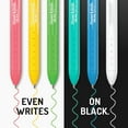 thumbnail image 4 of shiyou-InkJoy Stylos Brillants, Stylos Gel, Pointe Moyenne (0.7 mm), Rétractables, Couleurs Assorties Plus Lumineuses, 6 Unités, 4 of 4