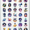 thumbnail image 4 of 35pcs-50pcs Cute Astronaut Stickers Cosmic Space Stickers Alien Rocket Stickers for Laptops Suitcases Phone, 4 of 9