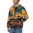 thumbnail image 3 of Naloa Sunset Desert Journey Men’s Hoodies, Zip up Hoodie, Sweatshirts,Hoodies for Men Sizes S-3XL-XX-Large, 3 of 5