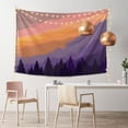 thumbnail image 2 of ZICANCN Funny Tapestry for Bedroom Aesthetic,Night Mysterious Forest Pattern Wall Tapestry for Living Room 60x40 Inches, 2 of 8