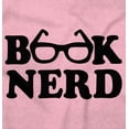 thumbnail image 2 of Book Club Nerd Nerdy Geeky Hipster Women's Long Sleeve T Shirt Brisco Brands S, 2 of 6
