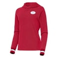 thumbnail image 2 of Women's Antigua Scarlet San Francisco 49ers Trek Raglan Pullover Hoodie, 2 of 3
