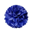 thumbnail image 4 of Wrapables® 12" Set of 3 Tissue Pom Poms Party Decorations for Weddings, Birthday Parties Baby Showers and Nursery Décor, Blue/ Navy/ Blue Polka Dots, 4 of 4