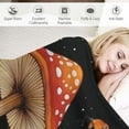 thumbnail image 3 of ARISTURING Mushrooms Throw Blanket Lightweight Warm Flannel Blankets Cozy Soft Blanket Gifts for Women Men Girls Boys, 3 of 6