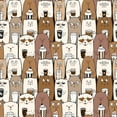 thumbnail image 3 of White and Brown Cats Wallpaper Pre-Pasted - 25"W x 125"H, 3 of 3