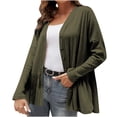 thumbnail image 1 of MeetoTime Women's Lightweight Long Sleeve Cardigan Fall Button Down Coat Outerwear 2024 Clothes, 1 of 3