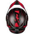thumbnail image 4 of Castle X, 45-12219, Adult CX950 V2 Dual Sport Modular Snowmobile Helmet Dual Lens Shield - FIERCE - Matte Black/Red, 2X-Large, 4 of 4