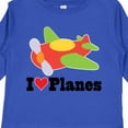 thumbnail image 4 of Inktastic I Love Planes Cute Airplane Boys or Girls Long Sleeve Toddler T-Shirt, 4 of 5