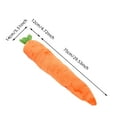 thumbnail image 2 of 2025 Upgrade Emotional Calming Carrot Dog Toy with Multisqueaks Interactive Chew Play for Indoor Outdoor, 2 of 5
