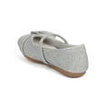 thumbnail image 3 of New Little Angel Teshi400D Glitter Mary Jane Bow Decor Ballet Flat (Infant/Girl), 3 of 5