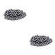 thumbnail image 4 of Cateissary Cuentas espaciadoras de 200 piezas, bola suelta, superficie galvanizada, suministros de artesanía, accesorios pequeños para , collar, negro 4mm 2piezas, 4 of 6