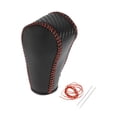 thumbnail image 1 of Cubierta antideslizante para la palanca de cambios del automóvil, protector del mango de cambio para Honda CR-V 2015-2016, negro y marrón, 1 of 6