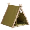 thumbnail image 3 of Tienda para mascotas tela Oxford tienda para gatos casa nido para gatos estable lavable tienda de madera para perros y gatos, 3 of 9
