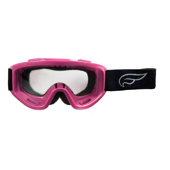 Fulmer 601 Ignite Youth MX Offroad Goggles Pink w/Clear Lens