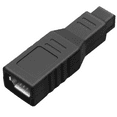 thumbnail image 1 of Convertidor de adaptador de transferencia de datos IEEE 1394 tipo A 400 de 6 pines hembra a 1394 tipo B 800 de 9 pines macho Xemadio 2035313, 1 of 9