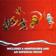 thumbnail image 5 of LEGO NINJAGO Zane’s Dragon Power Spinjitzu Race Car Building Toy Set, Features a Ninja Car, 2 Hover Flyers, Dragon Toy, and 4 Minifigures, Gift for Kids Aged 7+, 71791, 5 of 8