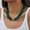 Color2, variant on NICKSUN Vintage Dopamine Chunky Square Acrylic Bead Choker Necklace, Handmade Marbled Resin Statement Collar with Irregular Gold Metal Accent, Trendy Vacation Fashion Neck Jewelry