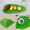 thumbnail image 4 of 17.7x8.9In Faux Tropical Leaves,Reusable Banana Leaves,Pack of 10 QZS Table Decoration Accessories for Table Runner Centerpieces Placemat, 4 of 6