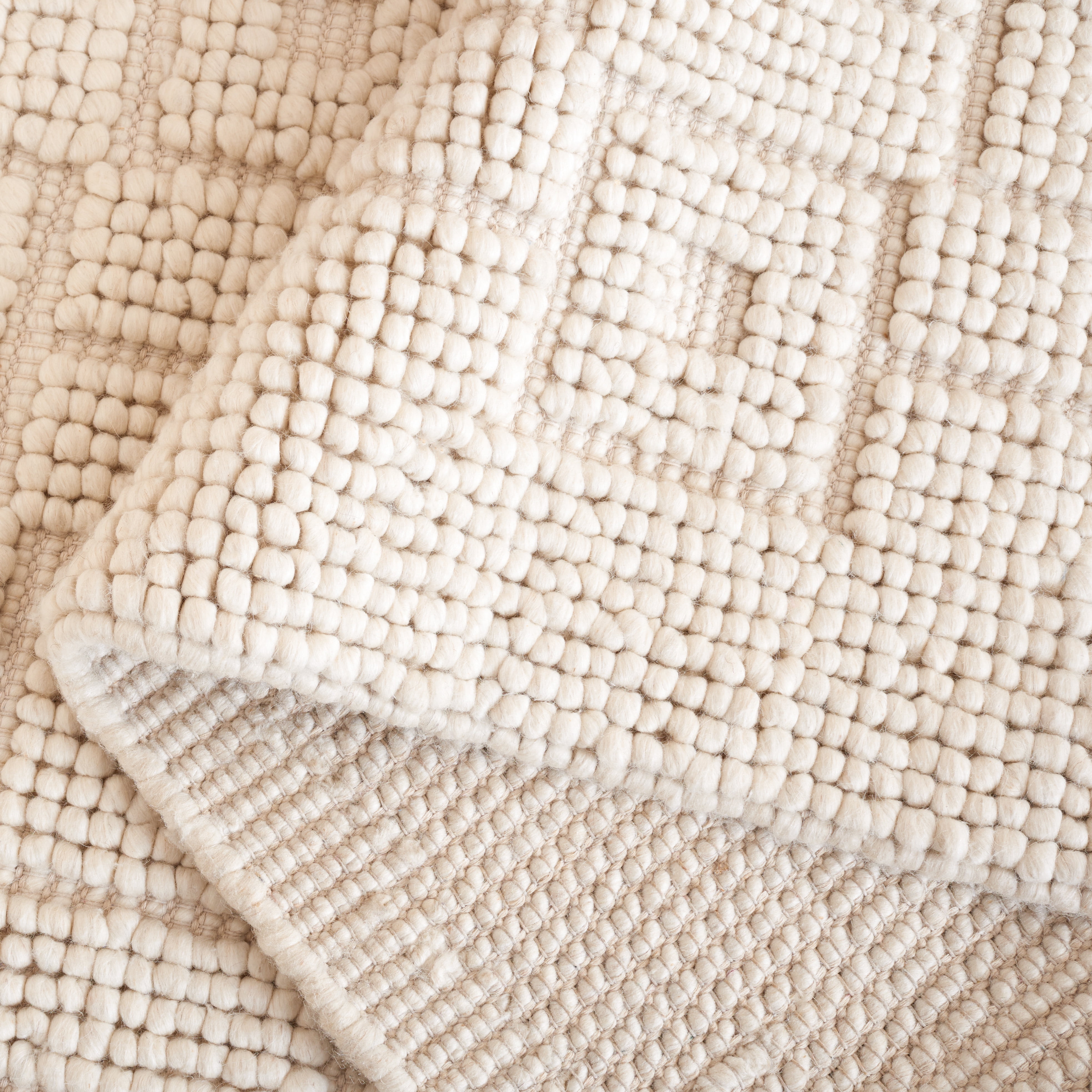 SAFAVIEH Natura Leslie Geometric Runner Rug, Ivory, 2'3" x 8'
