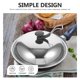 thumbnail image 3 of unbranded De Cocina De Acero Inoxidable Plateada Para Ollas Sartén Wok Vertical Independiente, 3 of 8