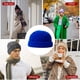 thumbnail image 5 of Qarigey Gorro de invierno Gorro de cabeza corta Gorros Hombres Mujeres Sombreros Patinaje Viajar Sombreros Azul Qarigey AP010504-04B, 5 of 6