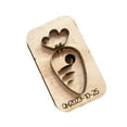 thumbnail image 3 of Carrot Leather Cutting Die Accessories Wooden Beginner Leathercraft Handwork, 3 of 8