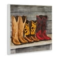 thumbnail image 4 of Stupell Industries Lined Up Cowboy Boots Entertainment Painting Unframed Art Print Wall Art, 12 x 12, 4 of 8