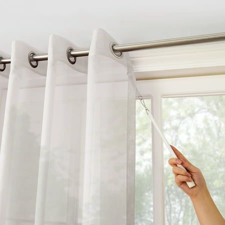 No 918 Emily Extra Wide Sheer Voile Sliding Door Patio Curtain Panel Com No 918 Emily Extra Wide Sheer Voile, Patio Door Sheer Curtain Panels
