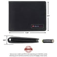 thumbnail image 4 of Alpine Swiss Connor Executive Bifold Wallet | Business Passcase for Men | Premium Leather | Dual ID Windows | RFID Blocking | Gift Box Included, 4 of 7